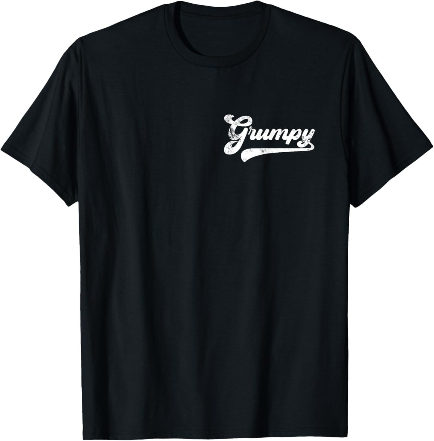 Grumpy Vintage Retro Father's Day for Grumpy Grandpa T-Shirt - T-Shirt | Black