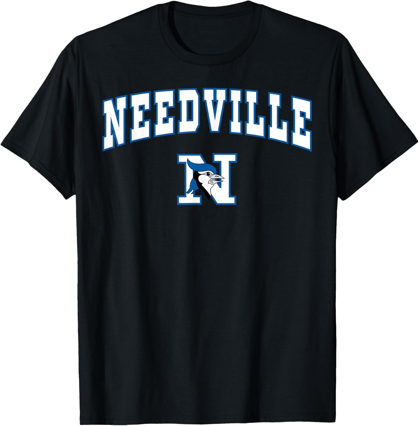 Needville High School Blue Jays C2 T-Shirt - T-Shirt | Black