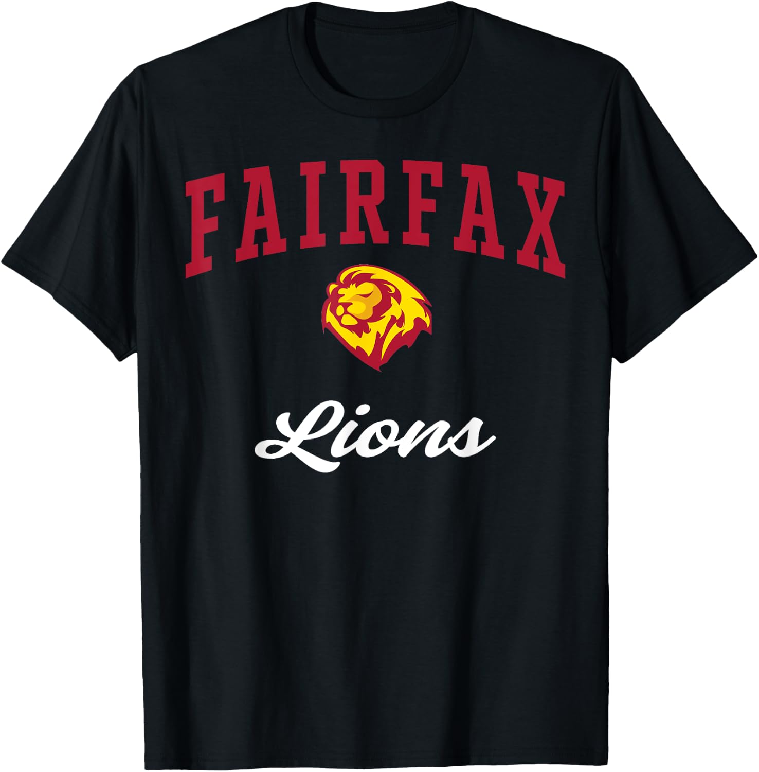 Fairfax High School Lions C3 T-Shirt - T-Shirt | Black