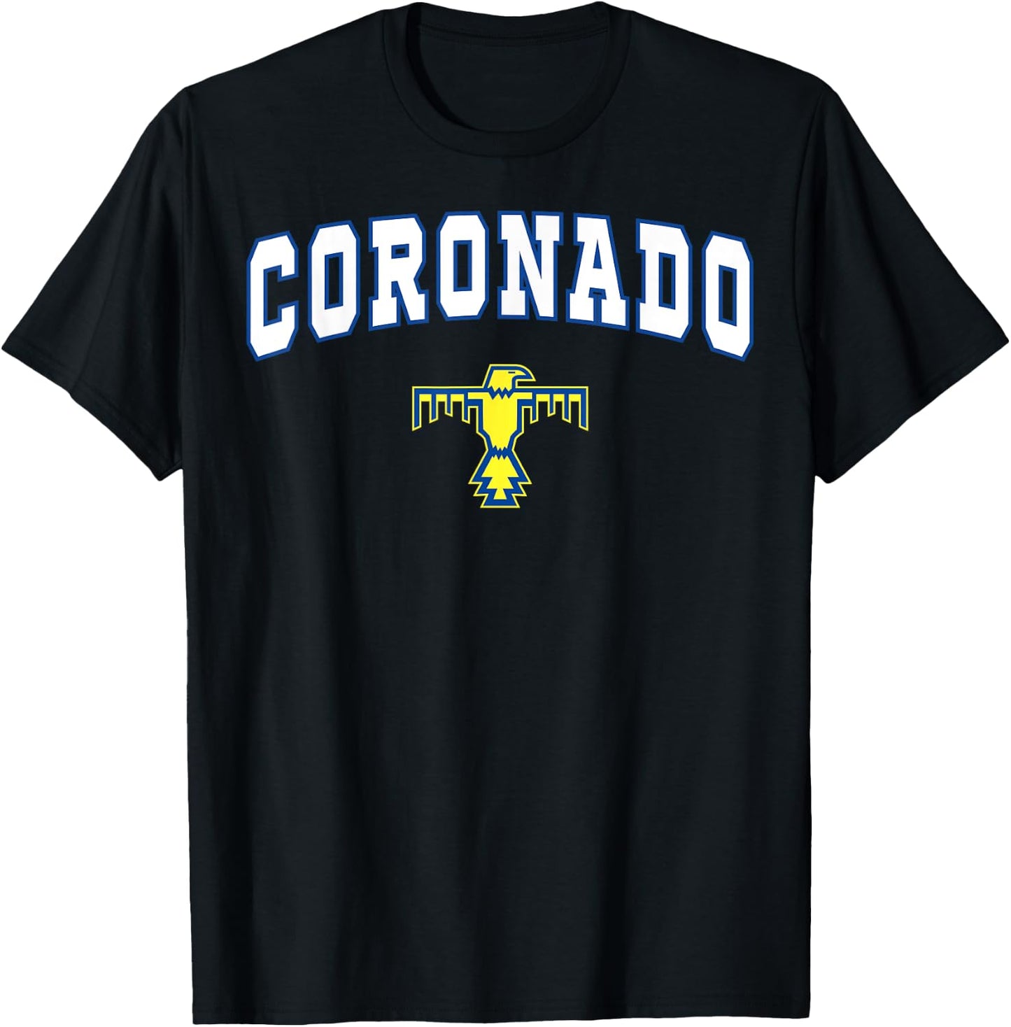 Coronado High School Thunderbirds C2 T-Shirt - T-Shirt | Black