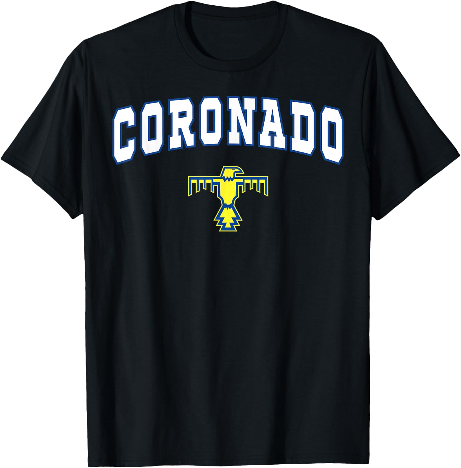 Coronado High School Thunderbirds C2 T-Shirt - T-Shirt | Black