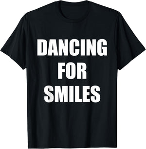 Dancing for Smiles Dancing Guy Meme Funny T-Shirt - T-Shirt | Black