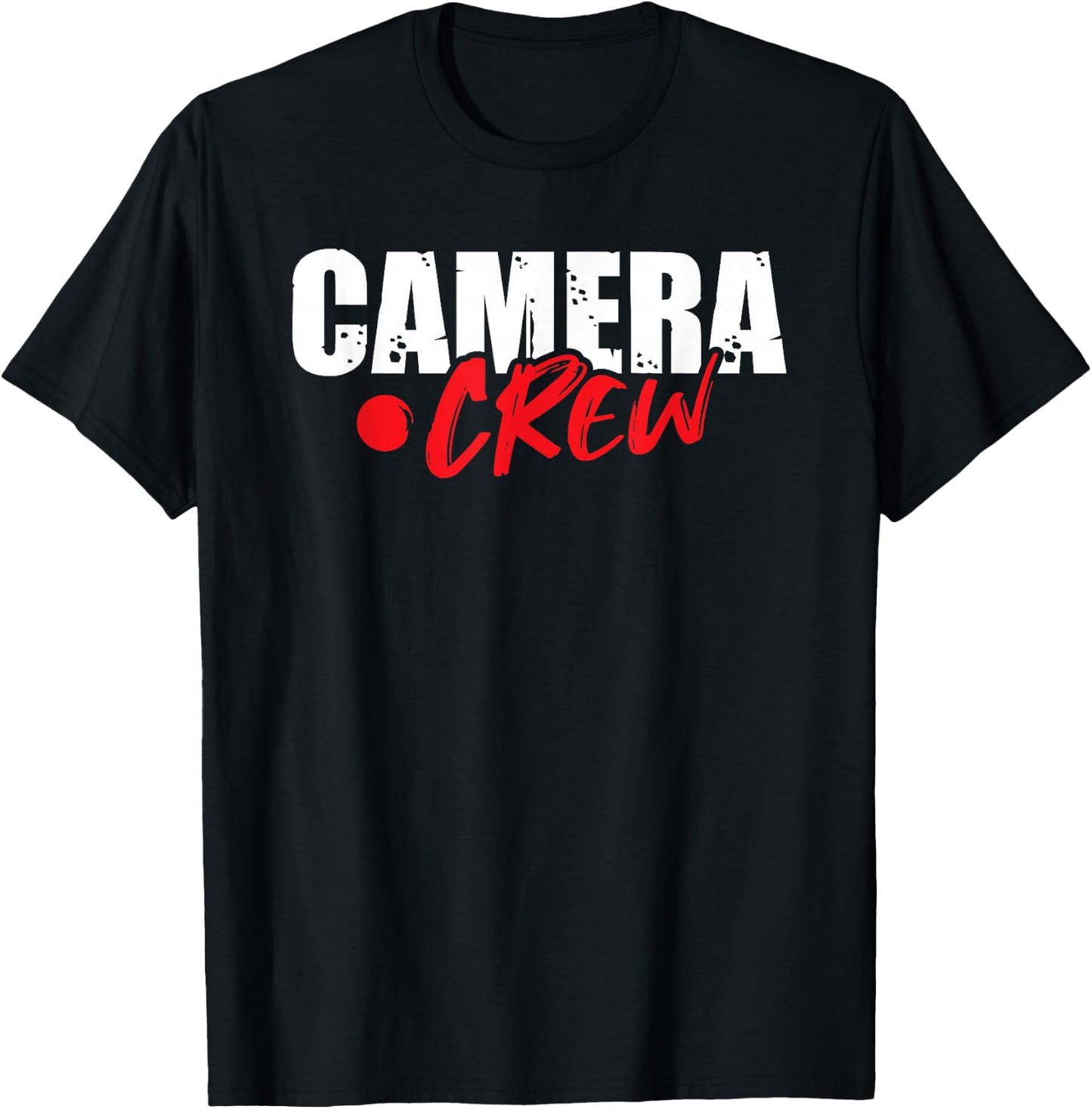 Camera Crew TV Film Production Movie Filmmaker Camera Man T-Shirt - T-Shirt | Black