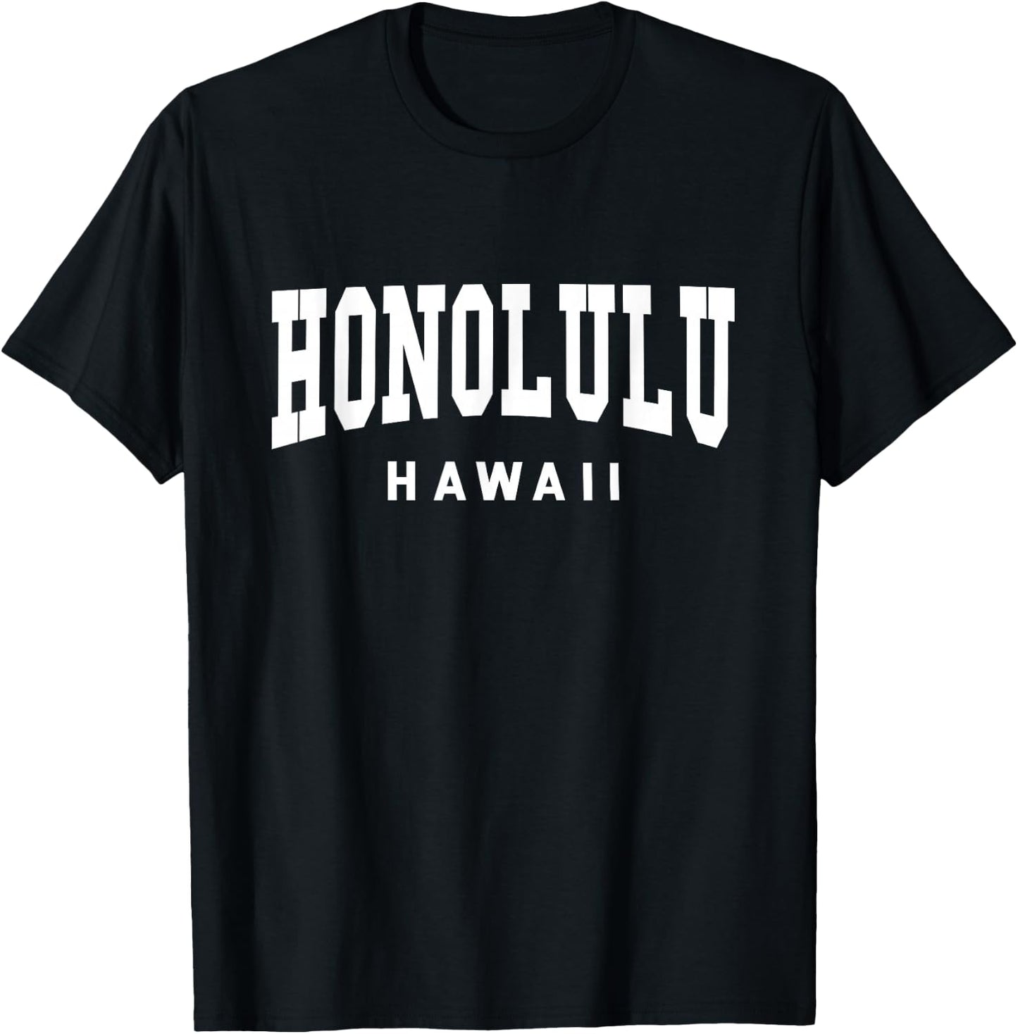 Honolulu - Hawaii - Throwback Design - Classic T-Shirt - T-Shirt | Black
