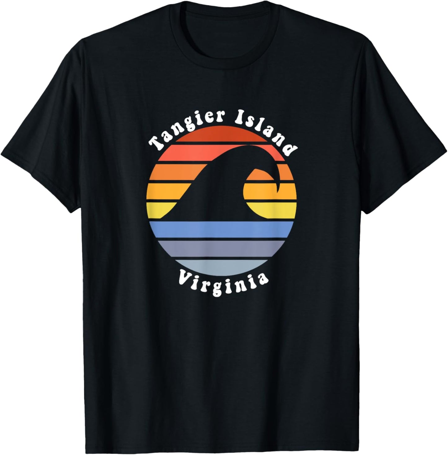 Tangier Island Virginia VA Beach Vacation Souvenir T-Shirt - T-Shirt | Black