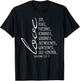 Inspiring Love Joy Peace Patience Christian Church Faith Pun T-Shirt - T-Shirt | Black