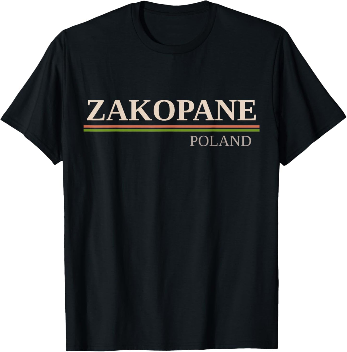 Zakopane Poland T-Shirt - T-Shirt | Black