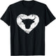 Cow Shirt | Love Shaggy Highland Cow Scotland T-Shirt - T-Shirt | Black