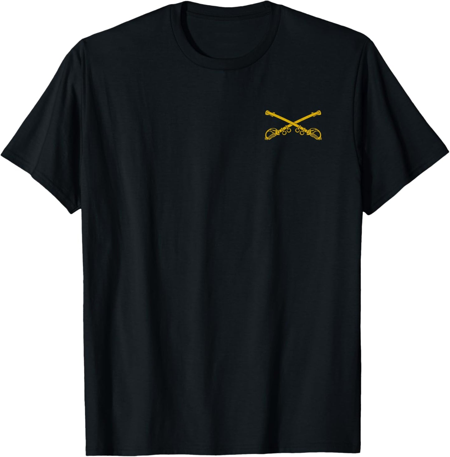 U.s. Calvary United States Cross Swords Symbol Insignia T-Shirt - T-Shirt | Black