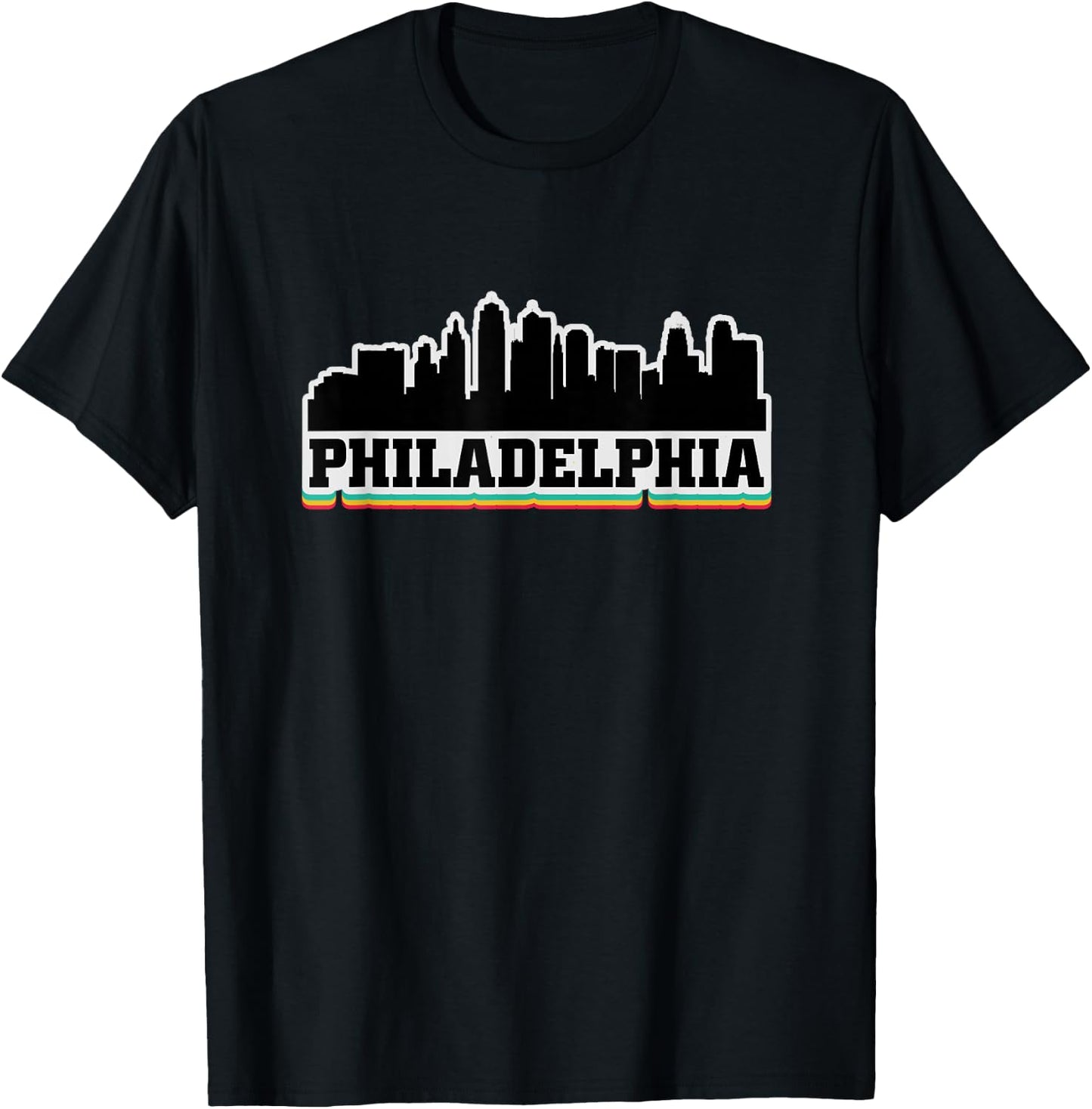 Philadelphia Philly PA Souvenir Gift T-Shirt - T-Shirt | Black