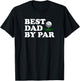 Dad Golf Shirt Best Dad by Par Funny Father's Day Golfing T-Shirt - T-Shirt | Black