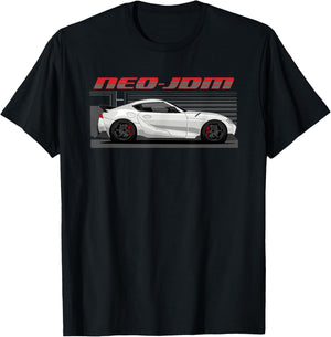 Neo-JDM White MK5 Car Graphic T-Shirt - T-Shirt | Black