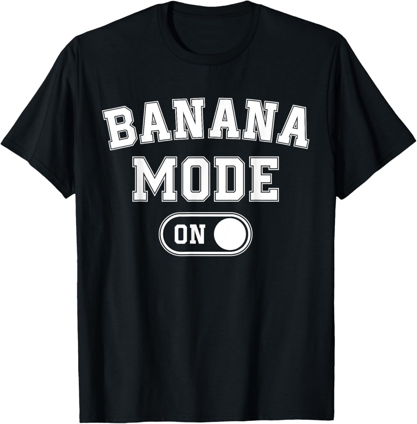Banana Mode On Costume Funny Fruit Party Gift Festivals T-Shirt - T-Shirt | Black