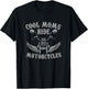 Mother's Day Cool Moms Ride Motorcycles Funny T-Shirt - T-Shirt | Black