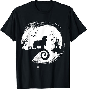 Cavalier King Charles Spaniel Halloween Costume Creepy T-Shirt - T-Shirt | Black