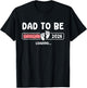 Dad To Be 2026 Dad est 2026 Daddy To Be Promoted to Daddy T-Shirt - T-Shirt | Black
