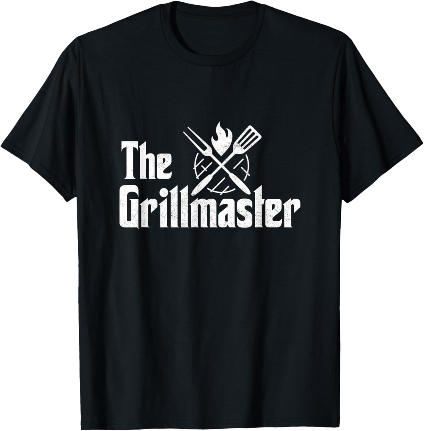 The Grillmaster BBQ Grill & Smoker Barbecue Chef Men's Women T-Shirt - T-Shirt | Black