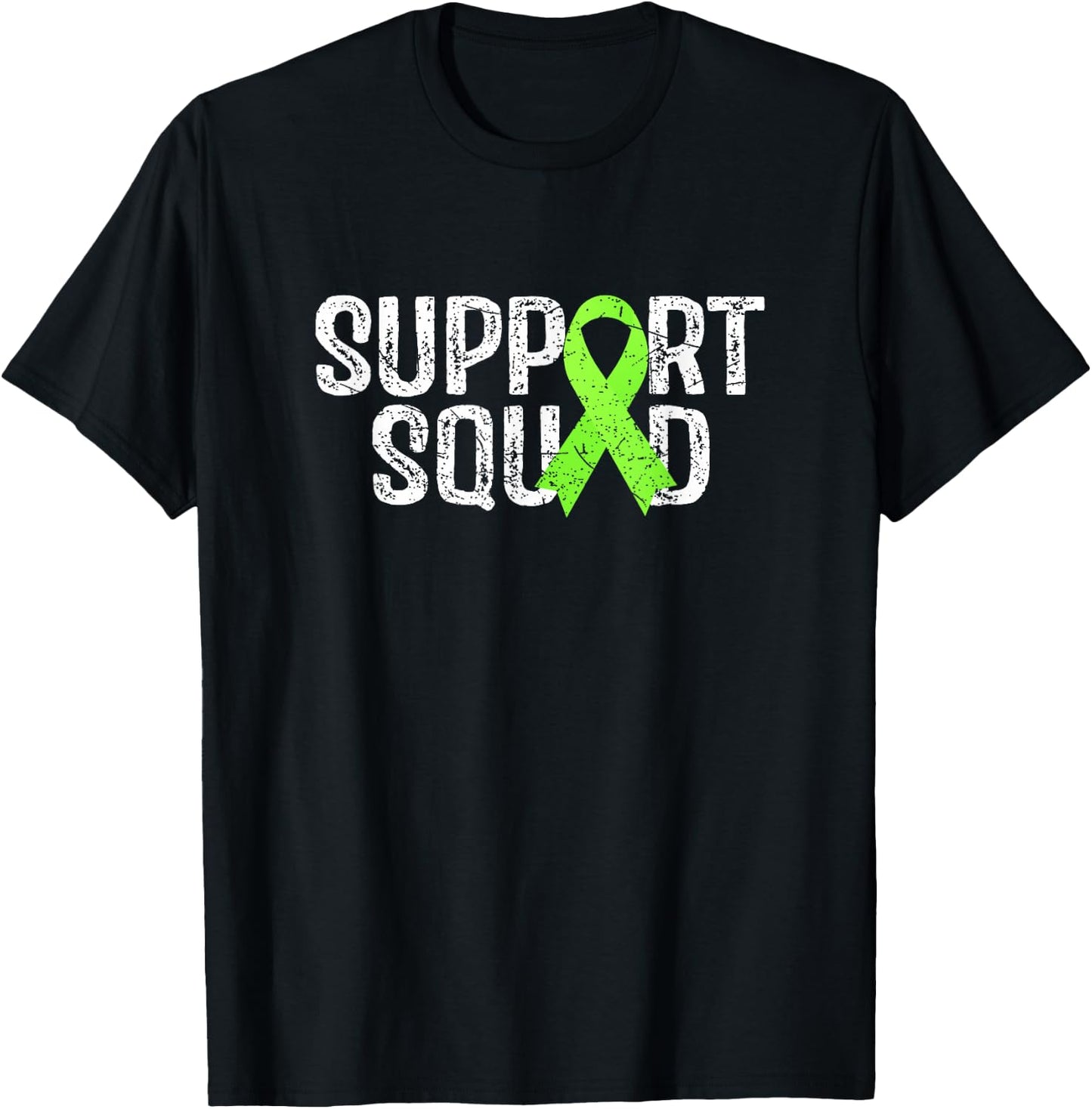 Support Squad Non Hodgkins Lymphoma Awareness T-Shirt - T-Shirt | Black