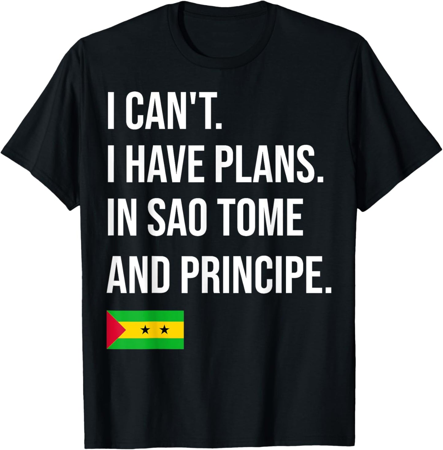 Sao Tome and Principe T-Shirt - T-Shirt | Black