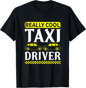 Funny Taxi Driver Saying Men Women Cab Driver T-Shirt - T-Shirt | Black