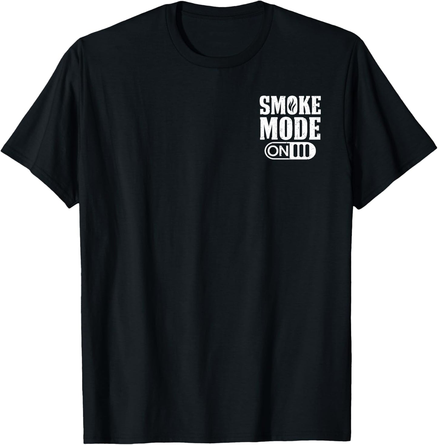 BBQ Smoker Smoke Mode On Pocket T-Shirt - T-Shirt | Black