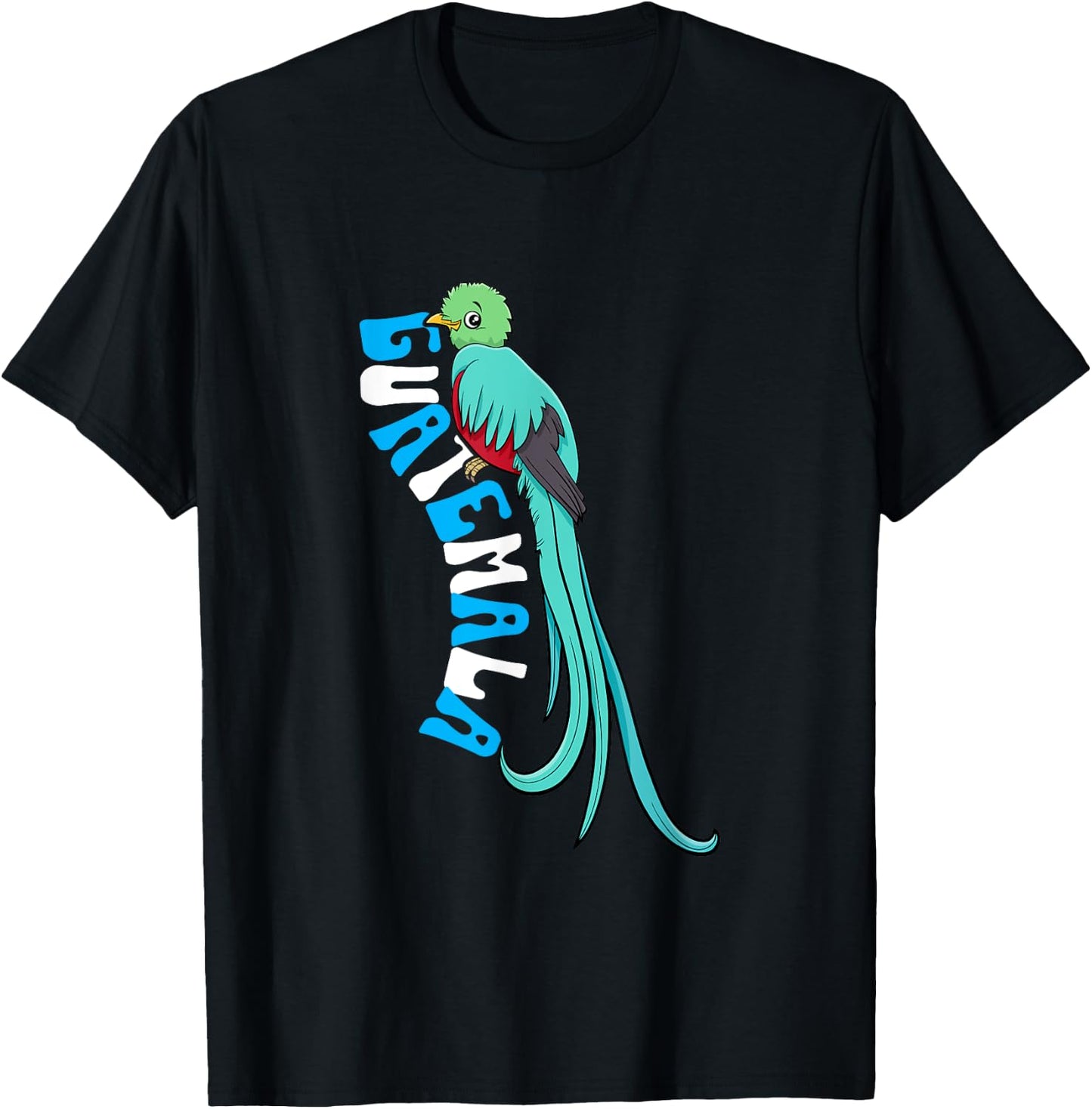 Guatemala Guatemalan Quetzal , Black T-Shirt - T-Shirt | Black