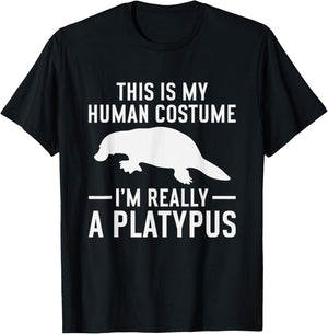 Platypus - Zookeeper Funny Quote Biologist Animal Lover T-Shirt - T-Shirt | Black
