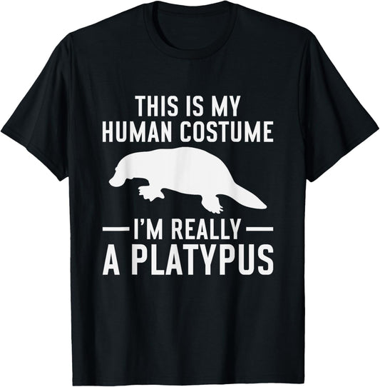 Platypus - Zookeeper Funny Quote Biologist Animal Lover T-Shirt - T-Shirt | Black