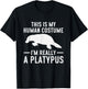 Platypus - Zookeeper Funny Quote Biologist Animal Lover T-Shirt - T-Shirt | Black