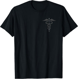 EEG Tech - Neurology - Front / Back - Professional T-Shirt - T-Shirt | Black