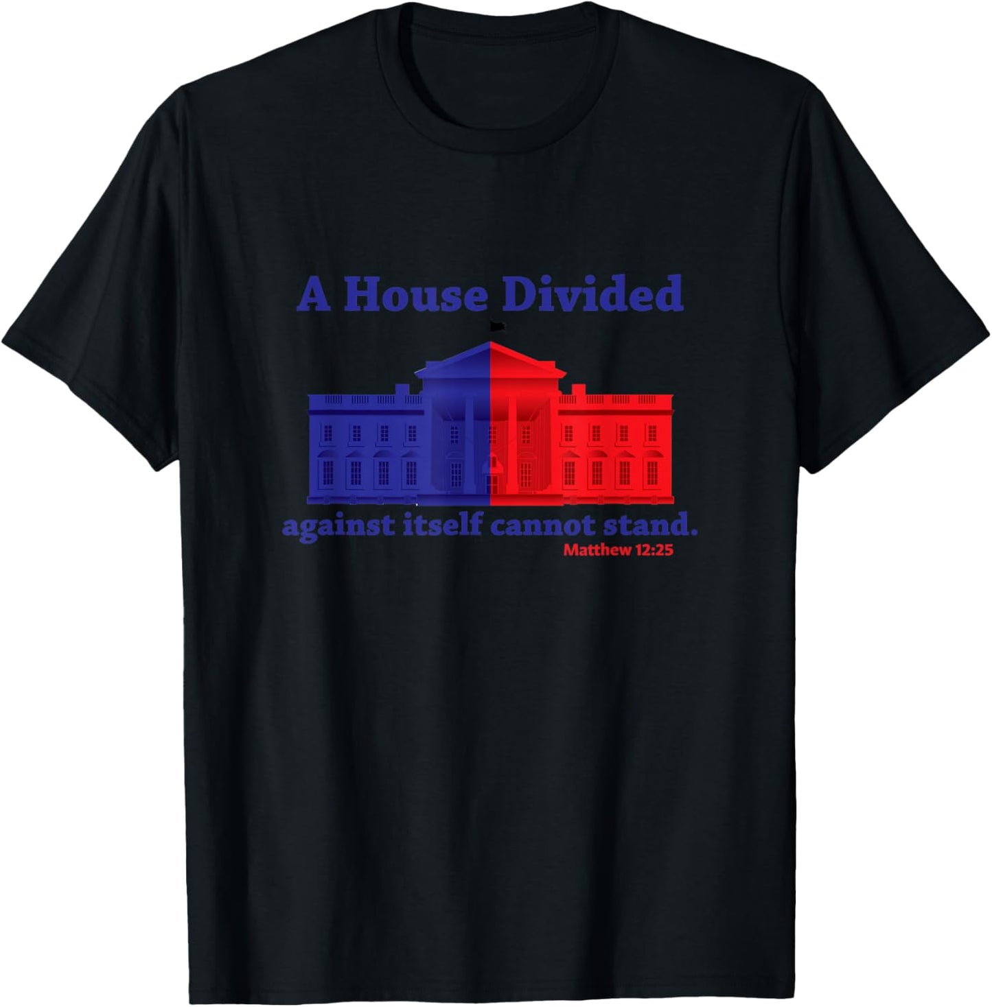 A divided house cannot stand T-Shirt - T-Shirt | Black