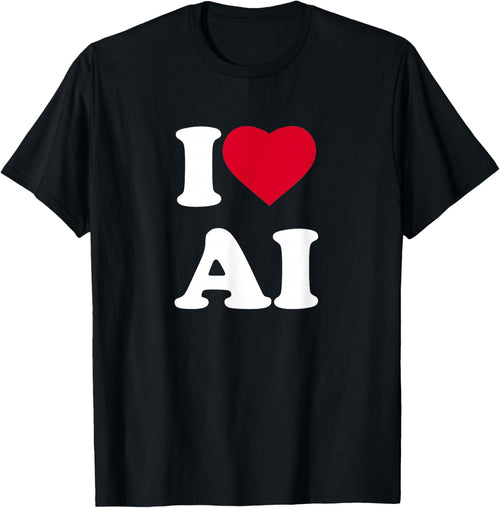 I Love Ai I Heart Ai Lover Artificial Intelligence