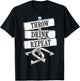 Funny Horseshoe Pitching Game Gift | Cute Throwers Men Women T-Shirt - T-Shirt | Black