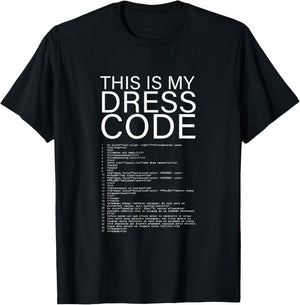 This Is My Dress Code motif T-Shirt - T-Shirt | Black