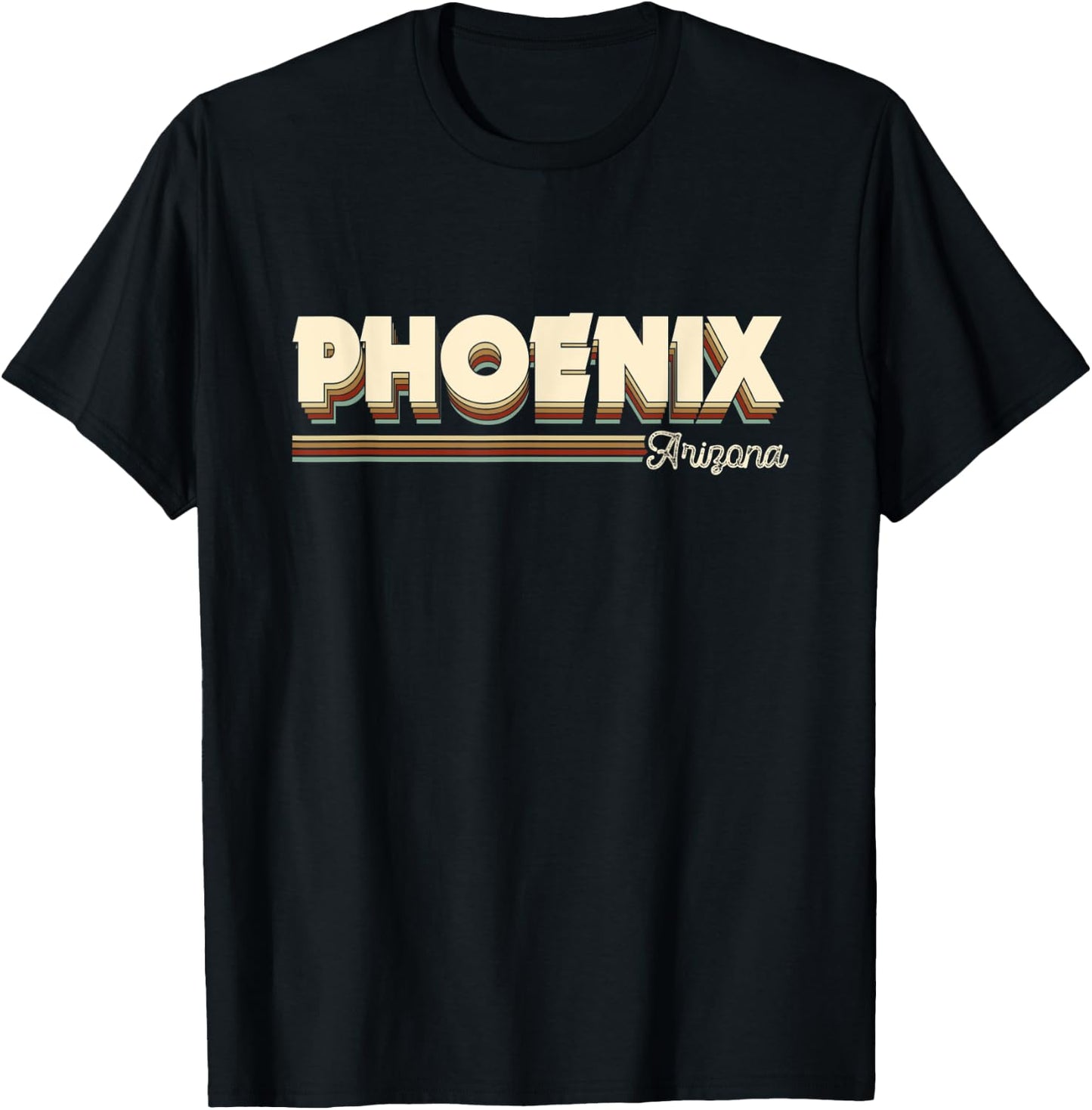 Vintage Phoenix Arizona AZ Gifts Souvenirs Men Women Kids T-Shirt - T-Shirt | Black
