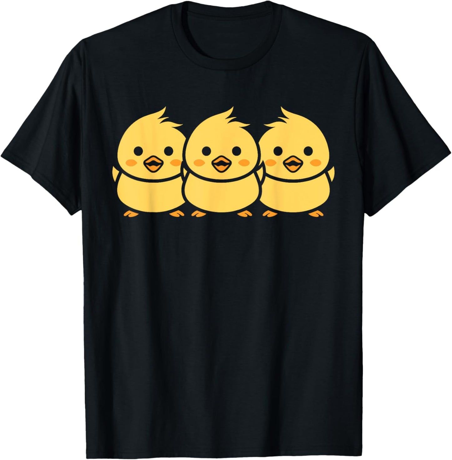 Humor chick love simple little funny baby chicks T-Shirt - T-Shirt | Black