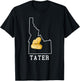 State of Idaho Map Idahoan Potato Tater Idaho T-Shirt - T-Shirt | Black