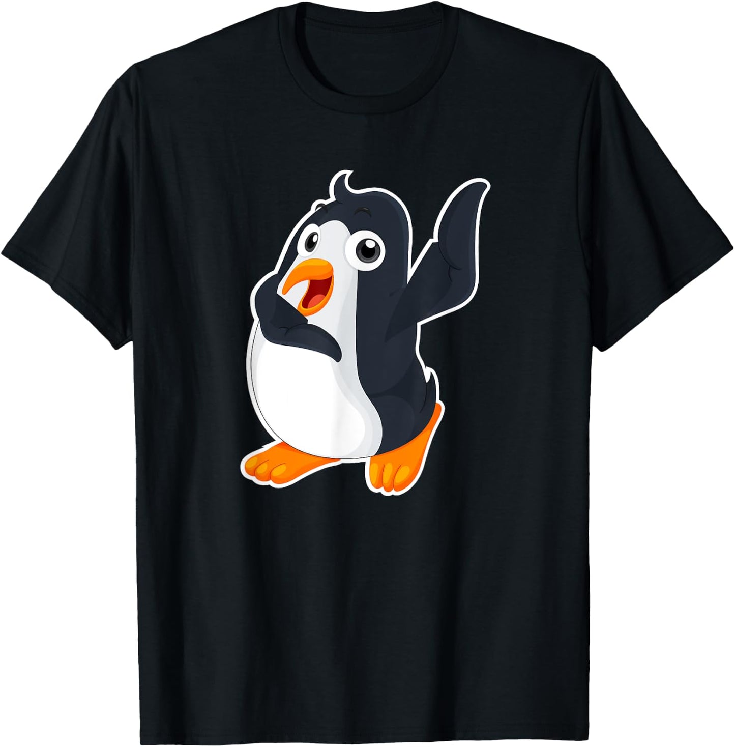 Penguin Dab Dance Bird Funny T-Shirt - T-Shirt | Black