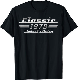 Classic 1975 Limited Edition Classic Car 50th Birthday T-Shirt - T-Shirt | Black