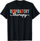 RT Respiratory Therapy Therapist Funny Respiratory Care Week T-Shirt - T-Shirt | Black