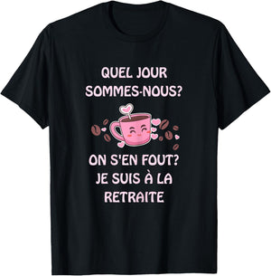 Retirement Gift Woman Humor Woman Retired 2025 T-Shirt - T-Shirt | Black