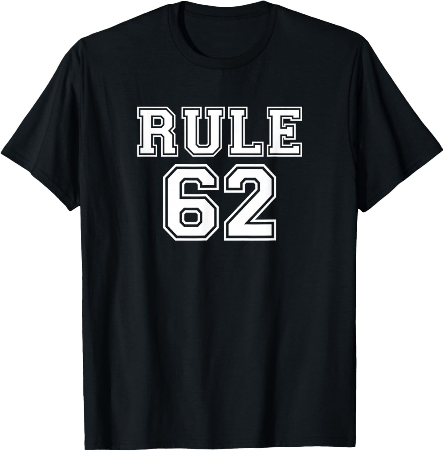 RULE 62 Alcoholics AA Anonymous Living In Sobriety Recovery T-Shirt - T-Shirt | Black