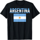Argentinian - Argentina Country Flag T-Shirt - T-Shirt | Black