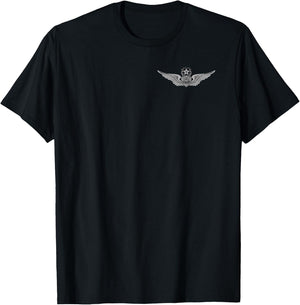 US Army Master Aviation Badge - Aircrew Wings T-Shirt - T-Shirt | Black