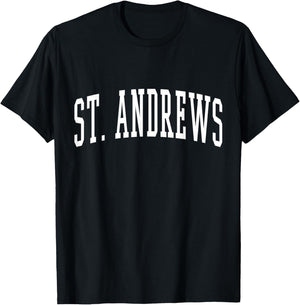 St Andrews Scotland Classic Vintage T-Shirt - T-Shirt | Black