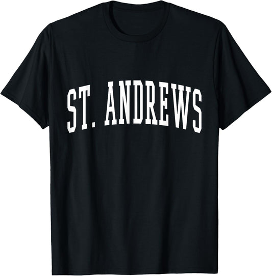 St Andrews Scotland Classic Vintage T-Shirt - T-Shirt | Black
