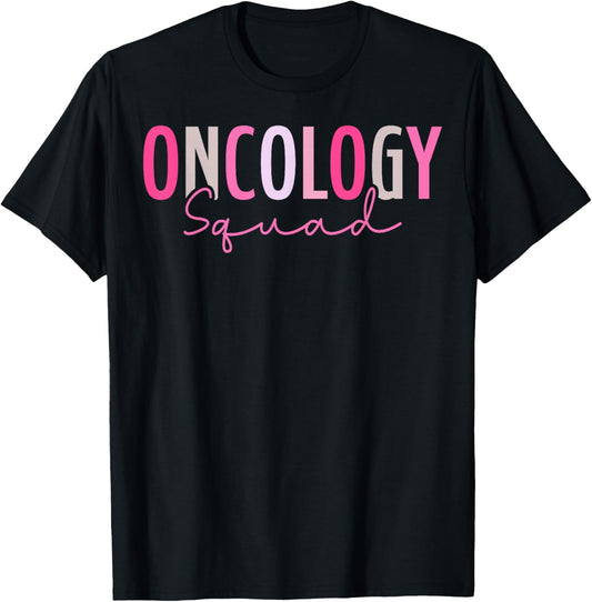 Cute Oncology Squad Oncologist Oncology Nurse T-Shirt - T-Shirt | Black