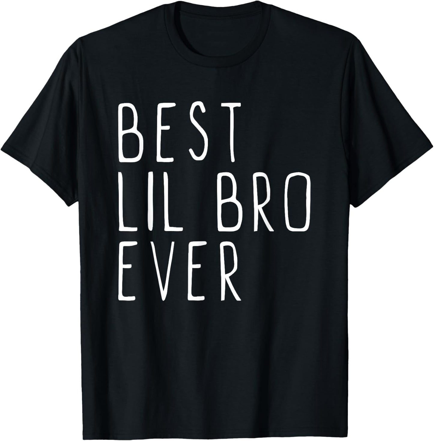 Best Lil Bro Ever Cool Little Brother T-Shirt - T-Shirt | Black