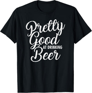 Pretty Good At Drinking Beer Country Music Concert T-Shirt - T-Shirt | Black