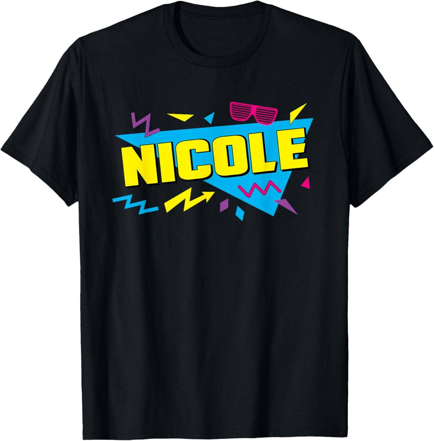 80s Nicole T-Shirt - T-Shirt | Black